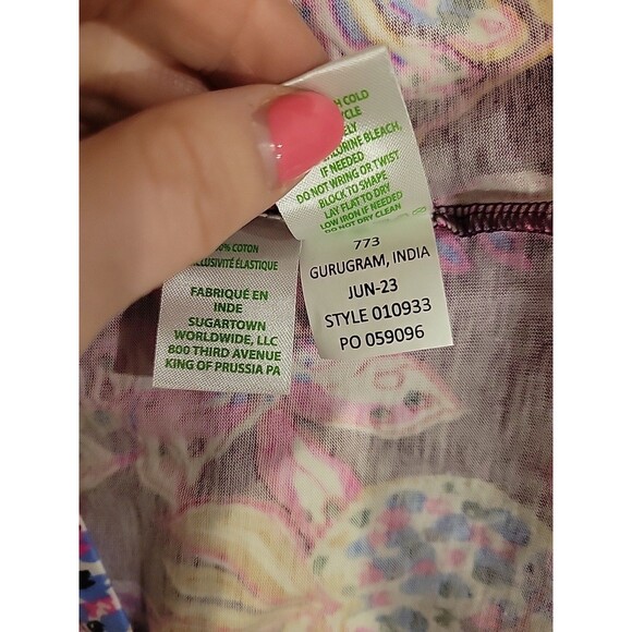 NWT Lilly Pulitzer Norris Dress Amarena Cherry Tropical With Twist Size Large - Picture 8 of 8